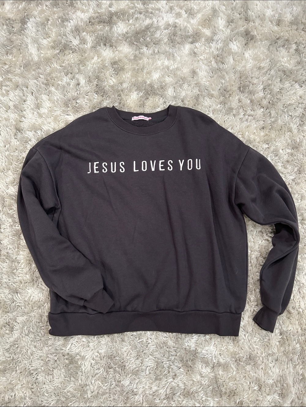 'Jesus Loves You' Crewneck Sweatshirt